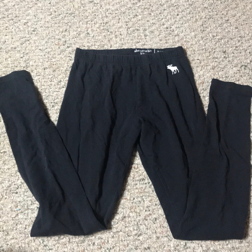 abercrombie kids dark blue leggings